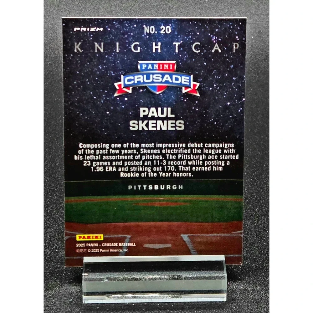 Paul Skenes Crusade Knightcap Pittsburgh Pirates Star Case Hit